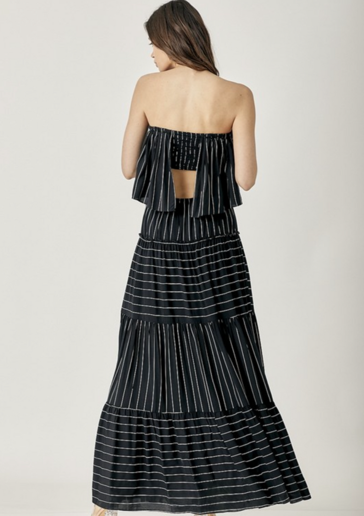 Pin Stripe Maxi Dress